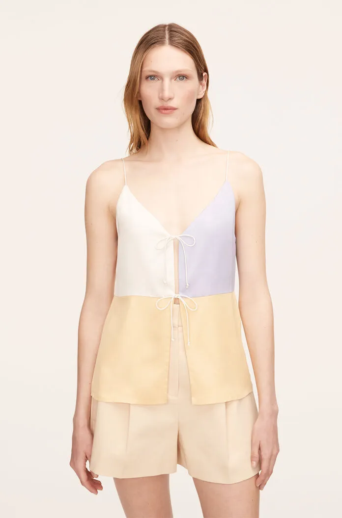 Color-Blocked Twill Camisole sold by Rebecca Taylor