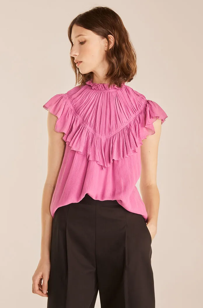 Flutter Sleeve Blouse sold by Rebecca Taylor product image thumbnail 4
