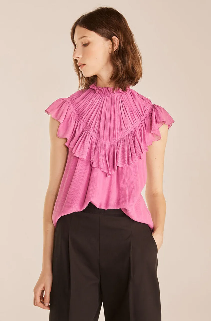 Flutter Sleeve Blouse sold by Rebecca Taylor