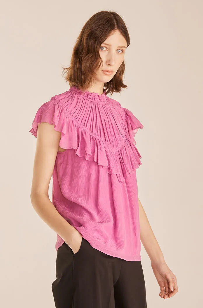 Flutter Sleeve Blouse sold by Rebecca Taylor product image thumbnail 2