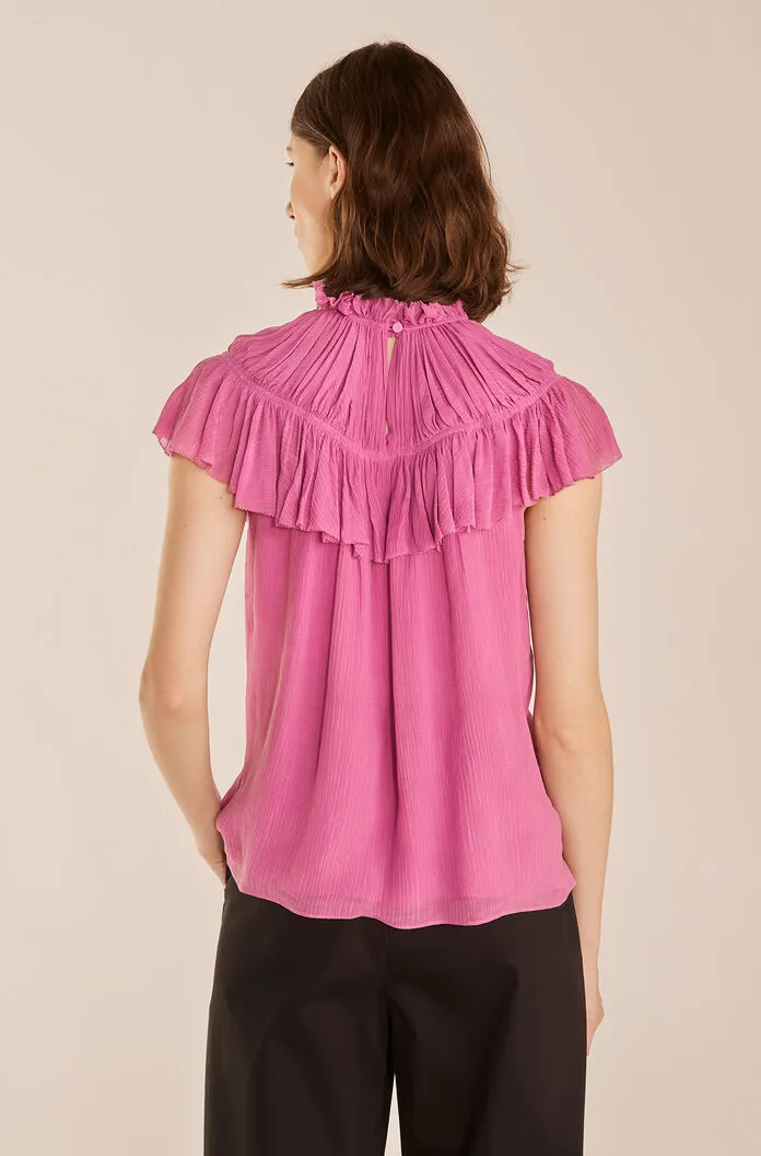 Flutter Sleeve Blouse sold by Rebecca Taylor product image thumbnail 3
