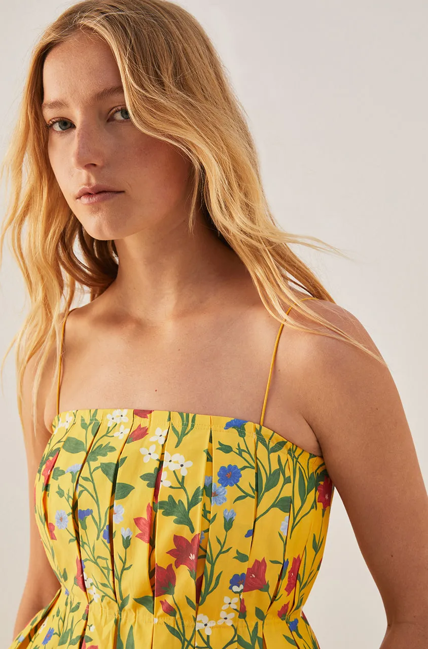 Botanica Fleur Pleated Tank sold by Rebecca Taylor product image thumbnail 3