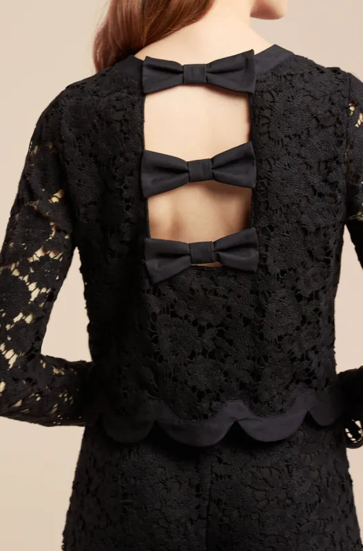 Lace Bow Top sold by Rebecca Taylor