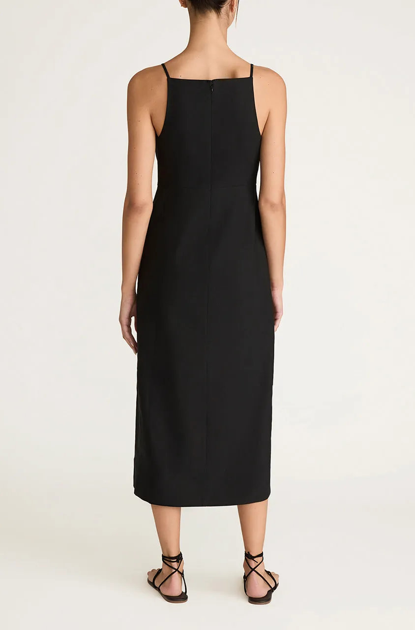 Structured Button Front Midi Dress sold by Rebecca Taylor product image thumbnail 2