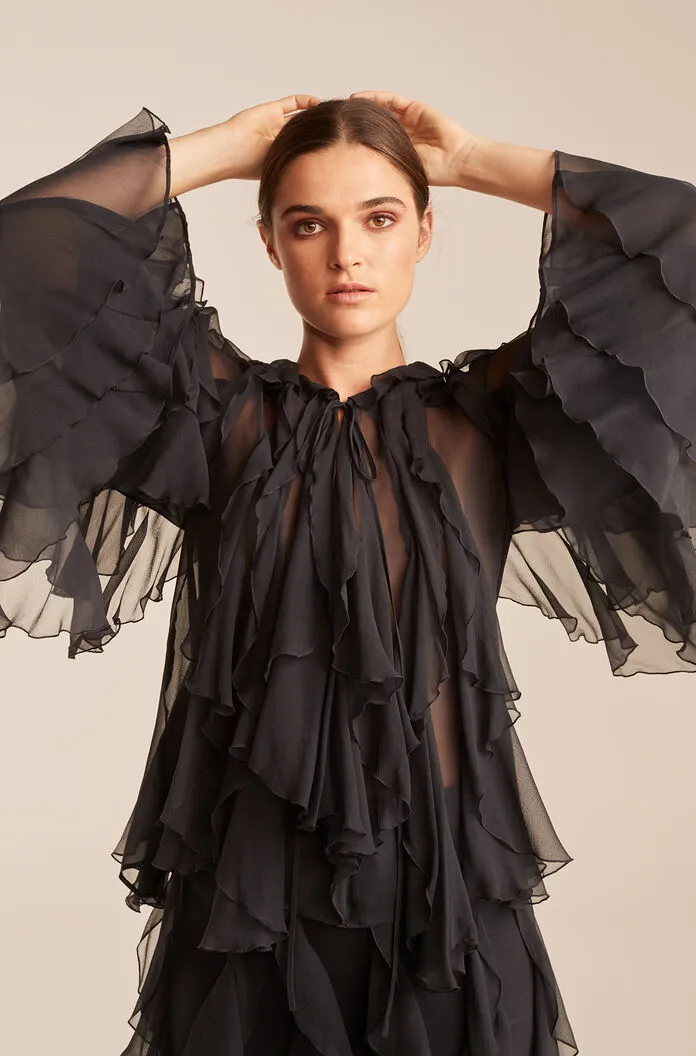 Ruffle Top sold by Rebecca Taylor product image thumbnail 3