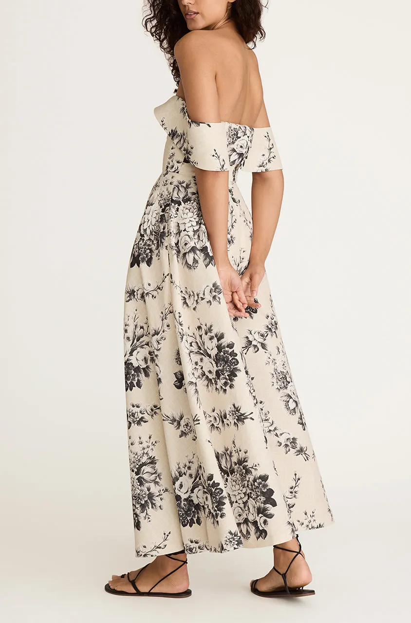 Emblem Fleur Structured Bodice Dress sold by Rebecca Taylor product image thumbnail 3