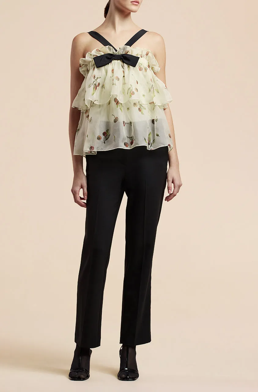 Cherry Tiered Organza Top sold by Rebecca Taylor