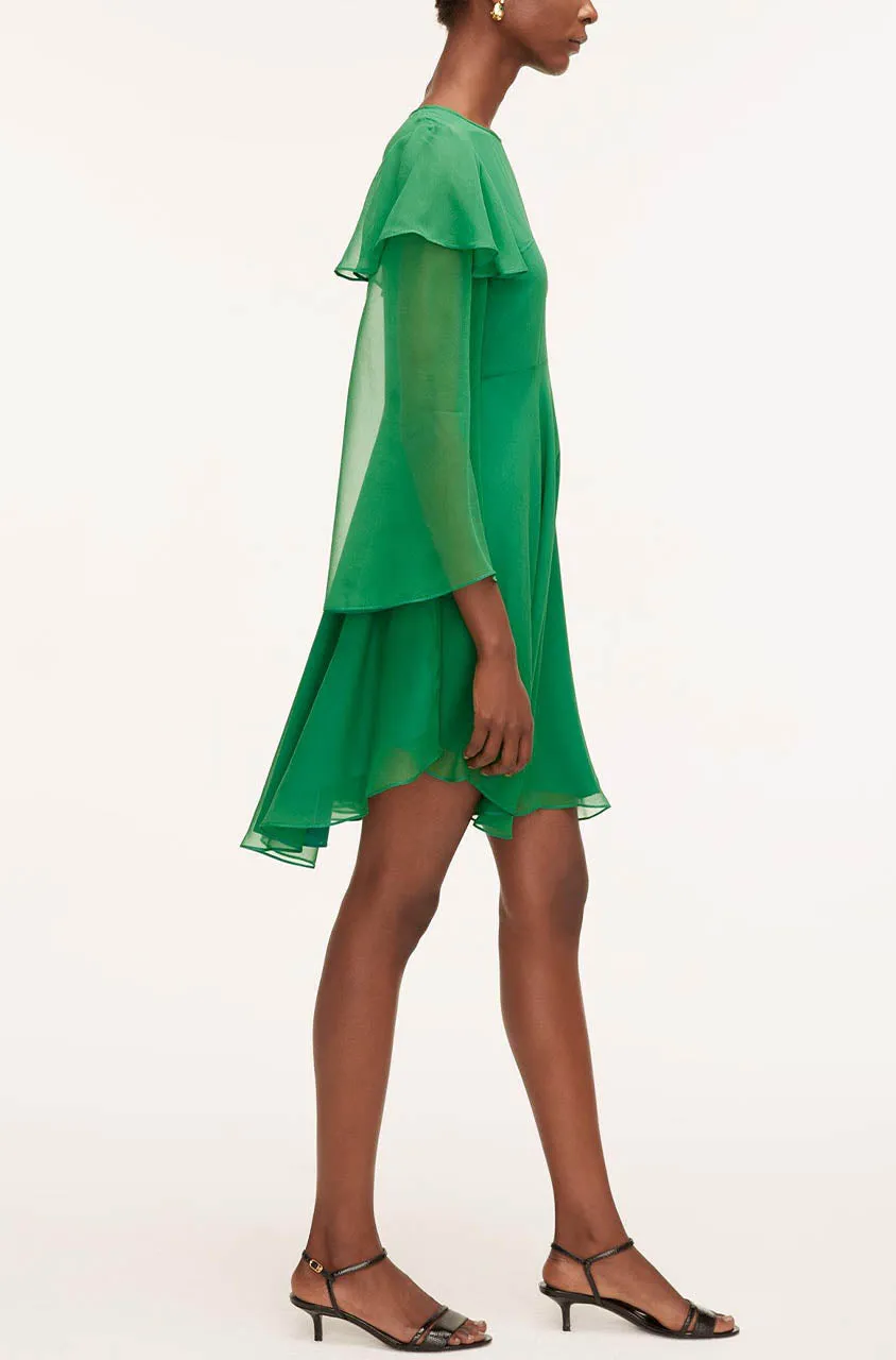 Ruffle Silk Chiffon Dress sold by Rebecca Taylor product image thumbnail 2