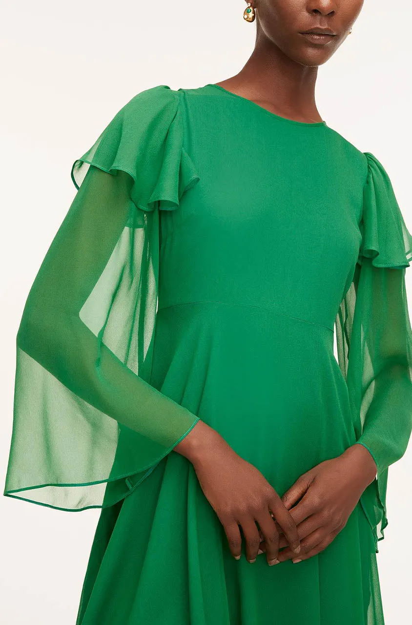 Ruffle Silk Chiffon Dress sold by Rebecca Taylor product image thumbnail 3