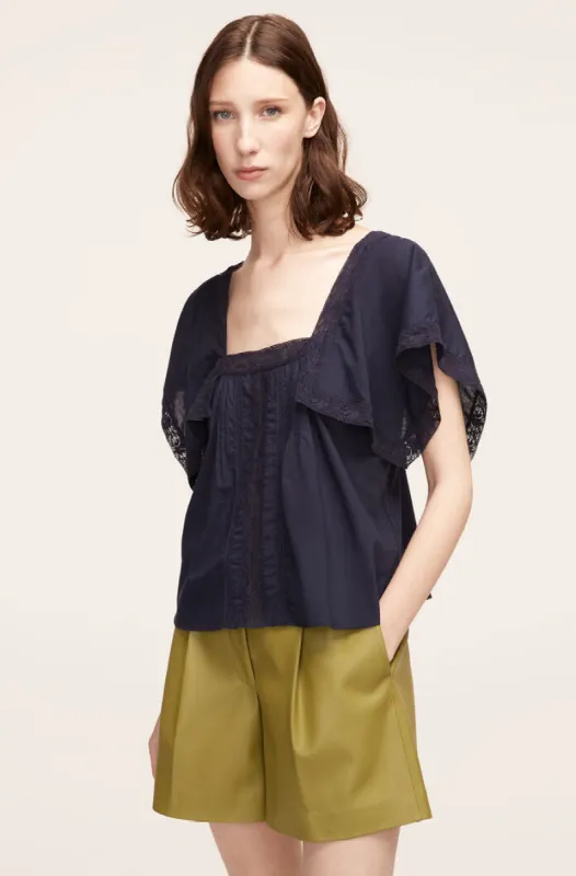 Lace Insert Top sold by Rebecca Taylor