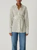 Polka Dot Silky Wrap Shirt sold by Rebecca Taylor