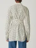 Polka Dot Silky Wrap Shirt sold by Rebecca Taylor