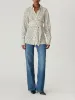Polka Dot Silky Wrap Shirt sold by Rebecca Taylor