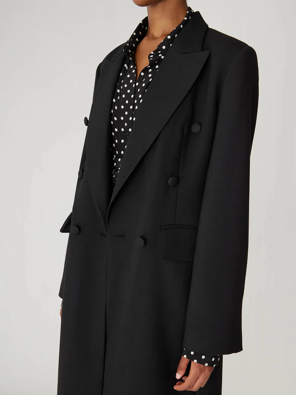 Refined Suiting Crombie Coat sold by Rebecca Taylor product image thumbnail 2