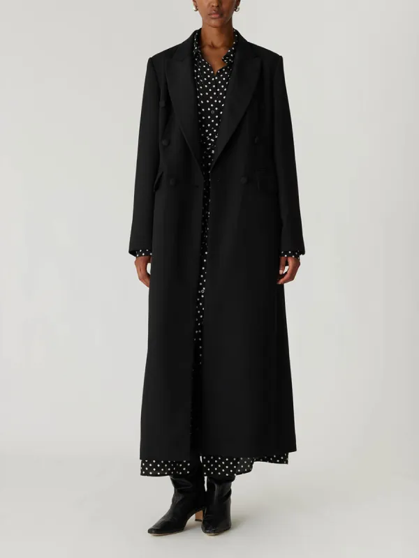 Refined Suiting Crombie Coat sold by Rebecca Taylor