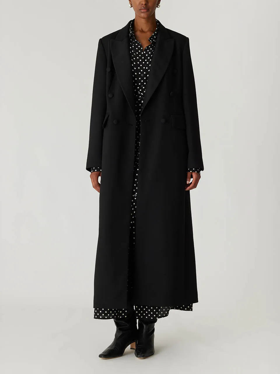 Refined Suiting Crombie Coat sold by Rebecca Taylor
