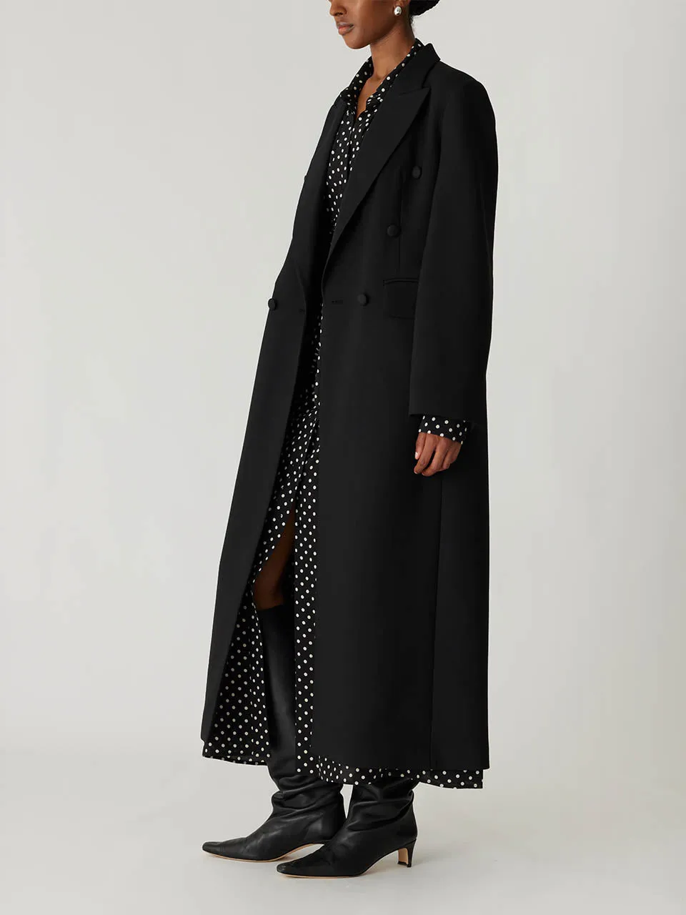 Refined Suiting Crombie Coat sold by Rebecca Taylor product image thumbnail 3