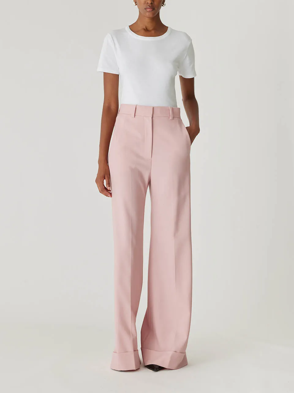 Calvary Twill Wide Leg Trouser sold by Rebecca Taylor product image thumbnail 4