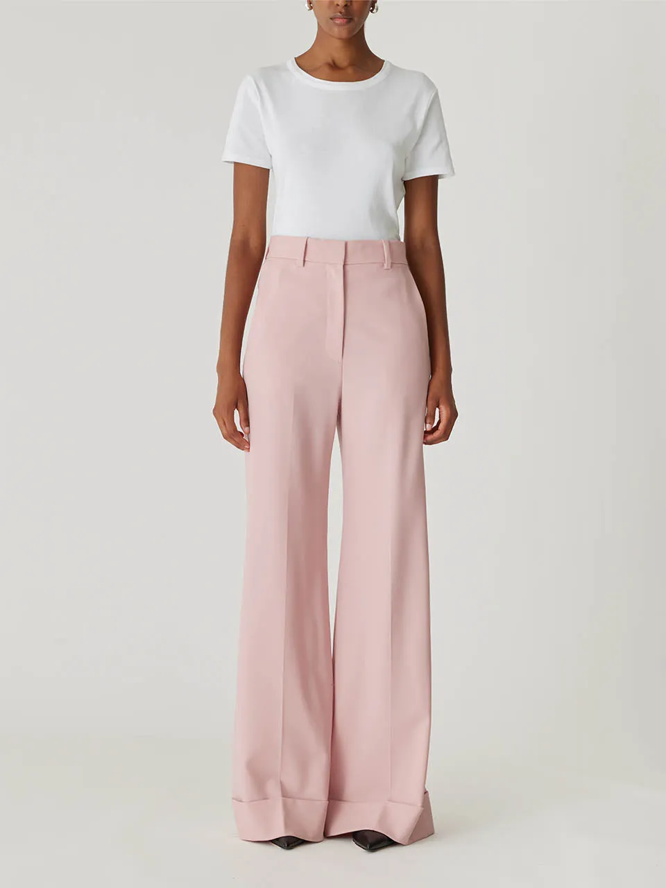 Calvary Twill Wide Leg Trouser sold by Rebecca Taylor
