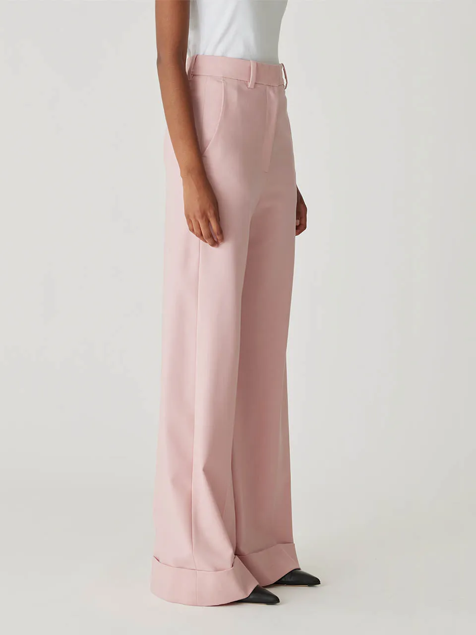 Calvary Twill Wide Leg Trouser sold by Rebecca Taylor product image thumbnail 2