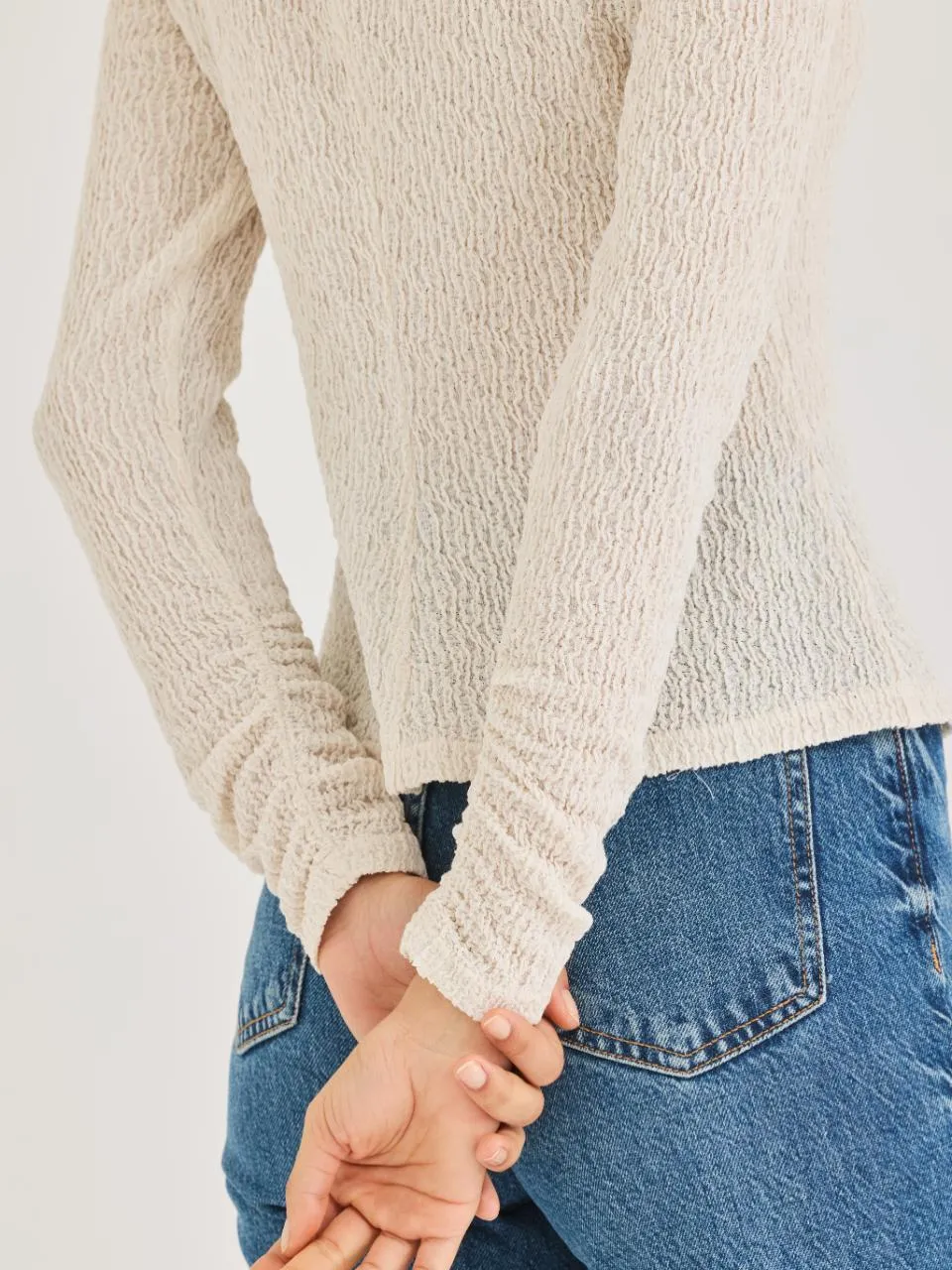Taryn Knit Top sold by Rebecca Taylor product image thumbnail 4