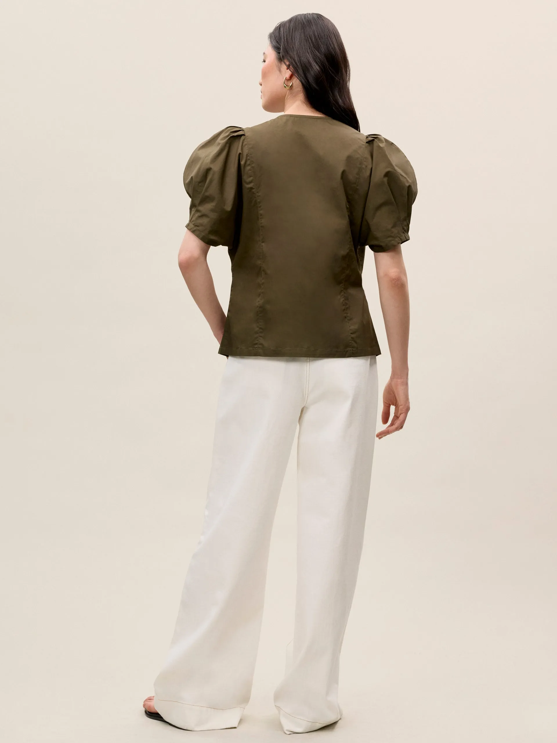 Raquel Twill Shirt sold by Rebecca Taylor product image thumbnail 5