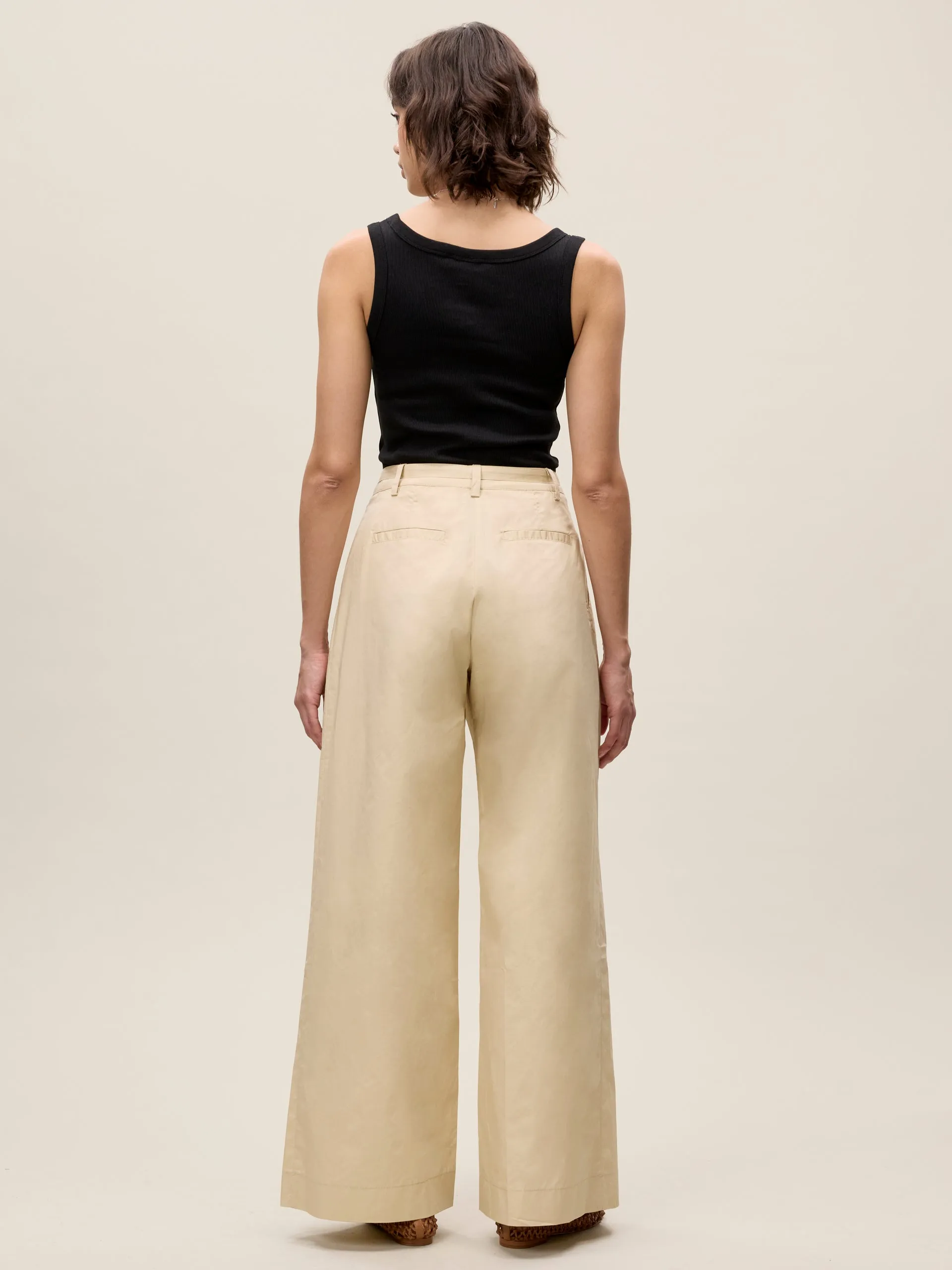 Raquel Twill Pant sold by Rebecca Taylor product image thumbnail 4