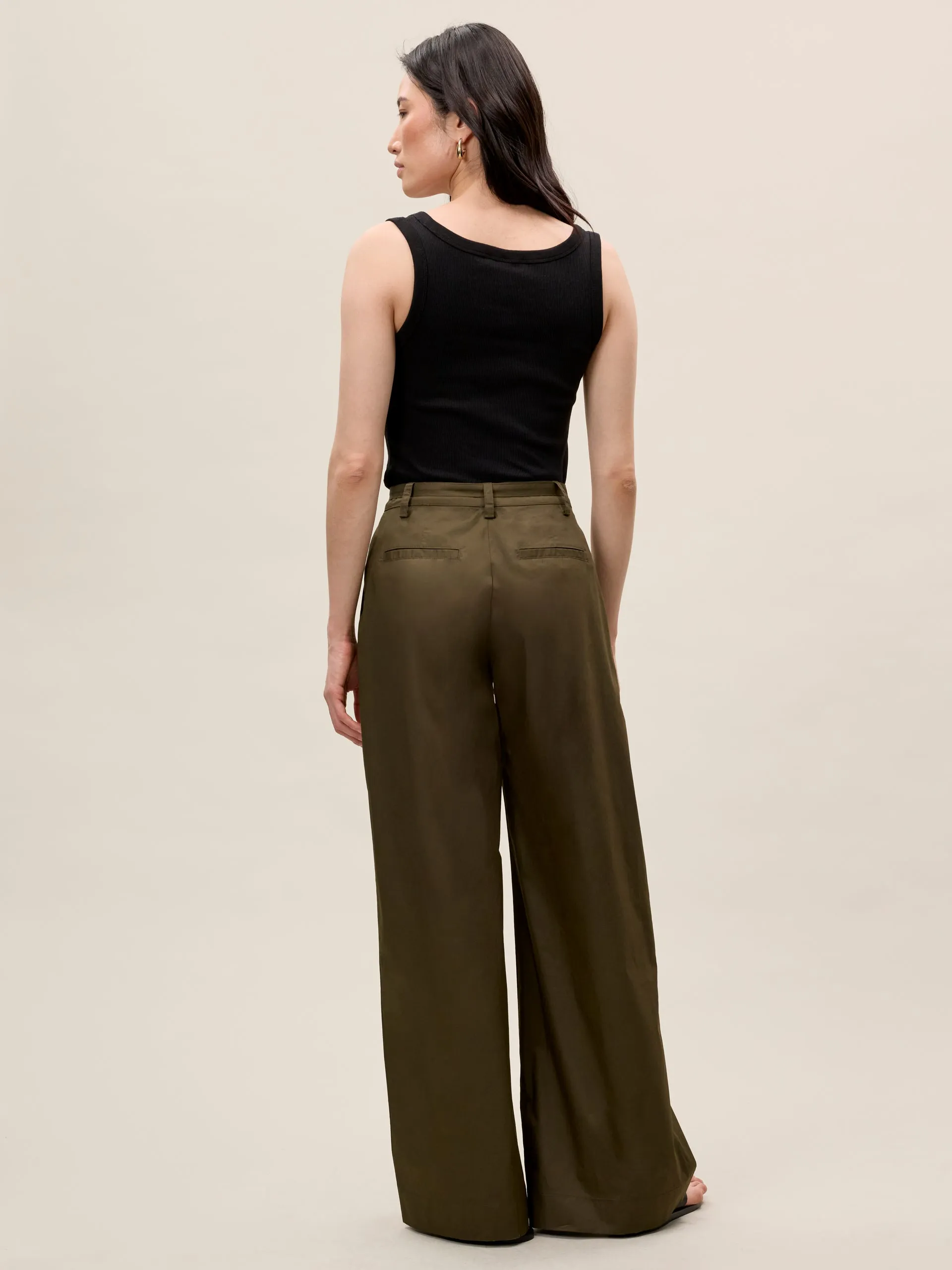 Raquel Twill Pant sold by Rebecca Taylor product image thumbnail 4