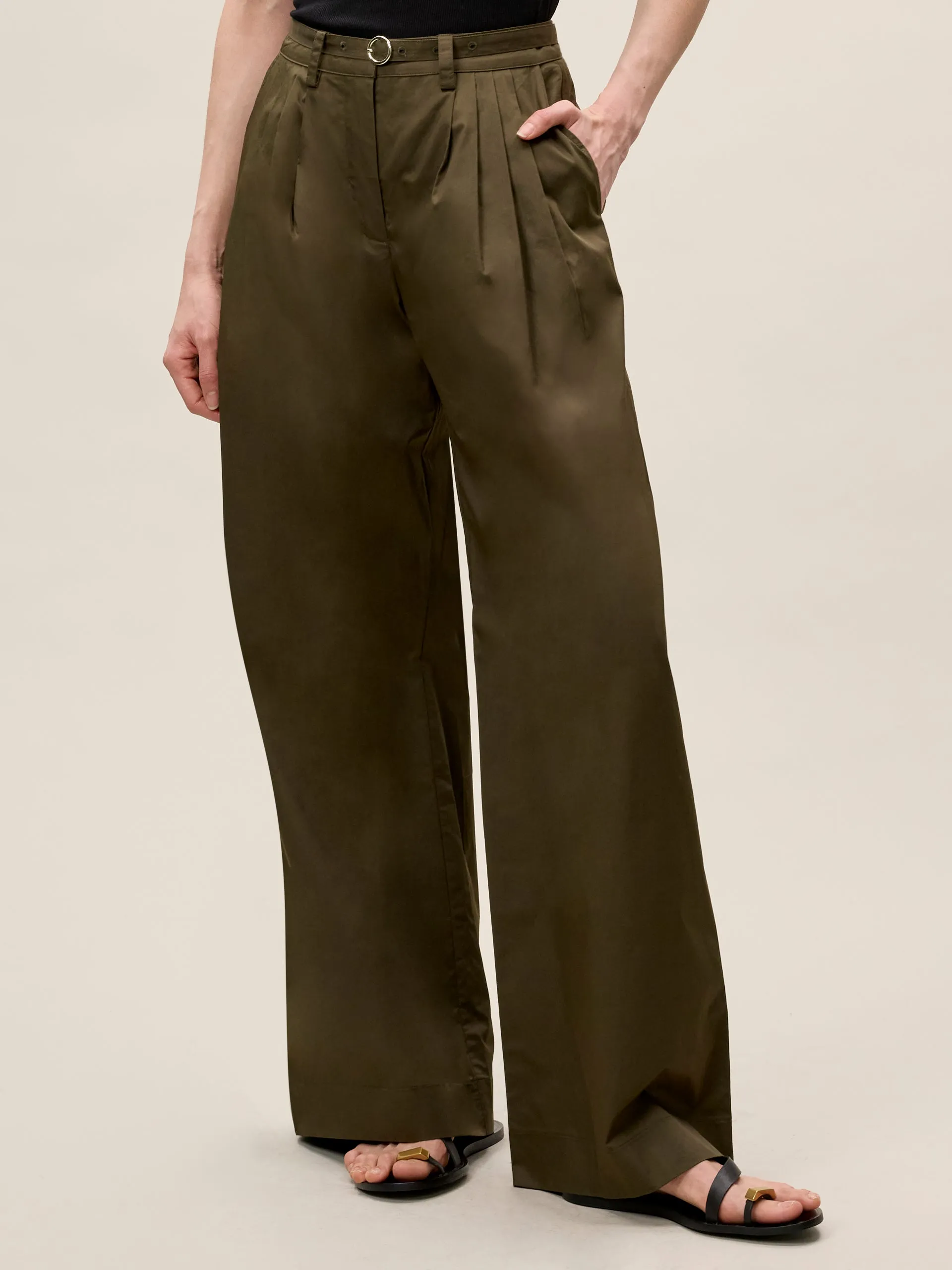 Raquel Twill Pant sold by Rebecca Taylor product image thumbnail 2