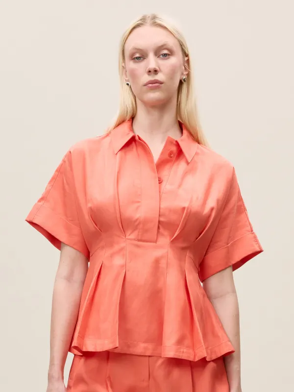 Lena Shine Blouse sold by Rebecca Taylor
