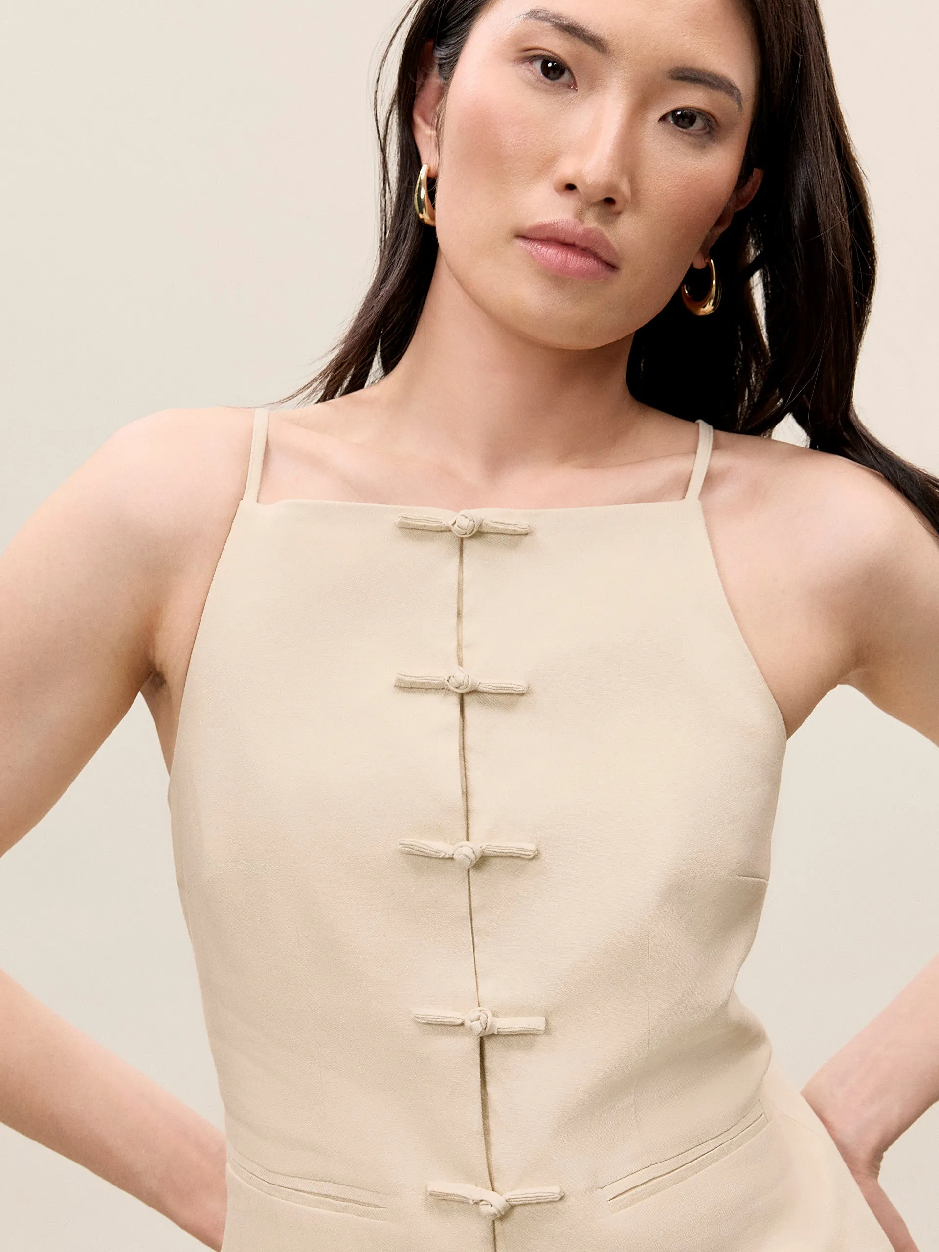 Beatrice Stretch Linen Skirt sold by Rebecca Taylor product image thumbnail 5