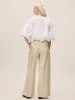 Beatrice Stretch Linen Pant sold by Rebecca Taylor
