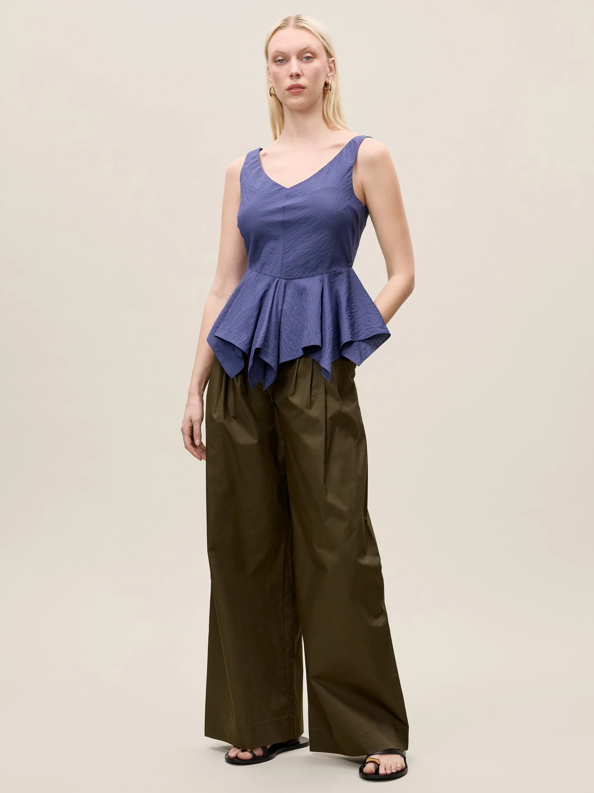 Allegra Stripe Top sold by Rebecca Taylor product image thumbnail 2