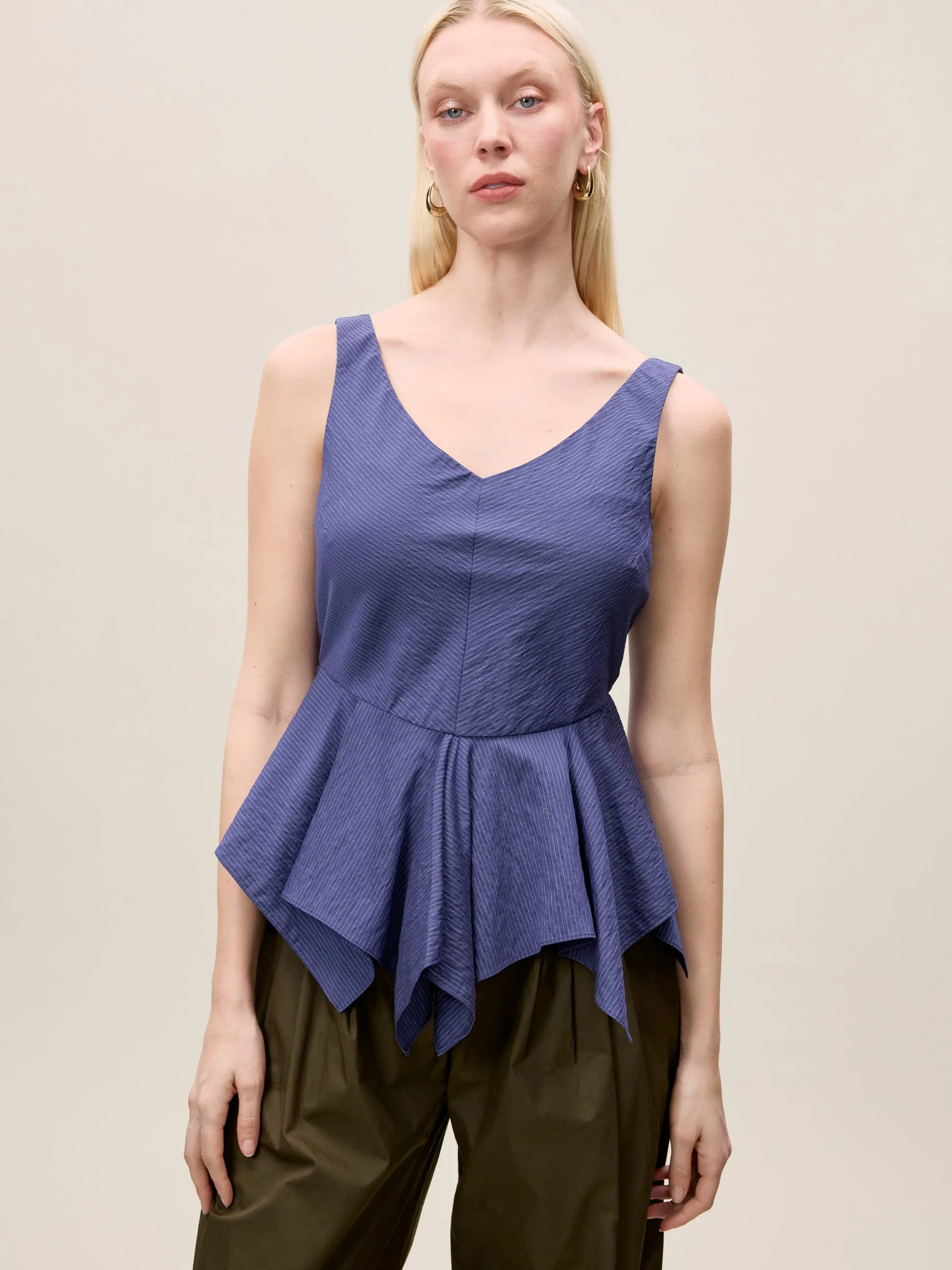 Allegra Stripe Top sold by Rebecca Taylor product image thumbnail 3