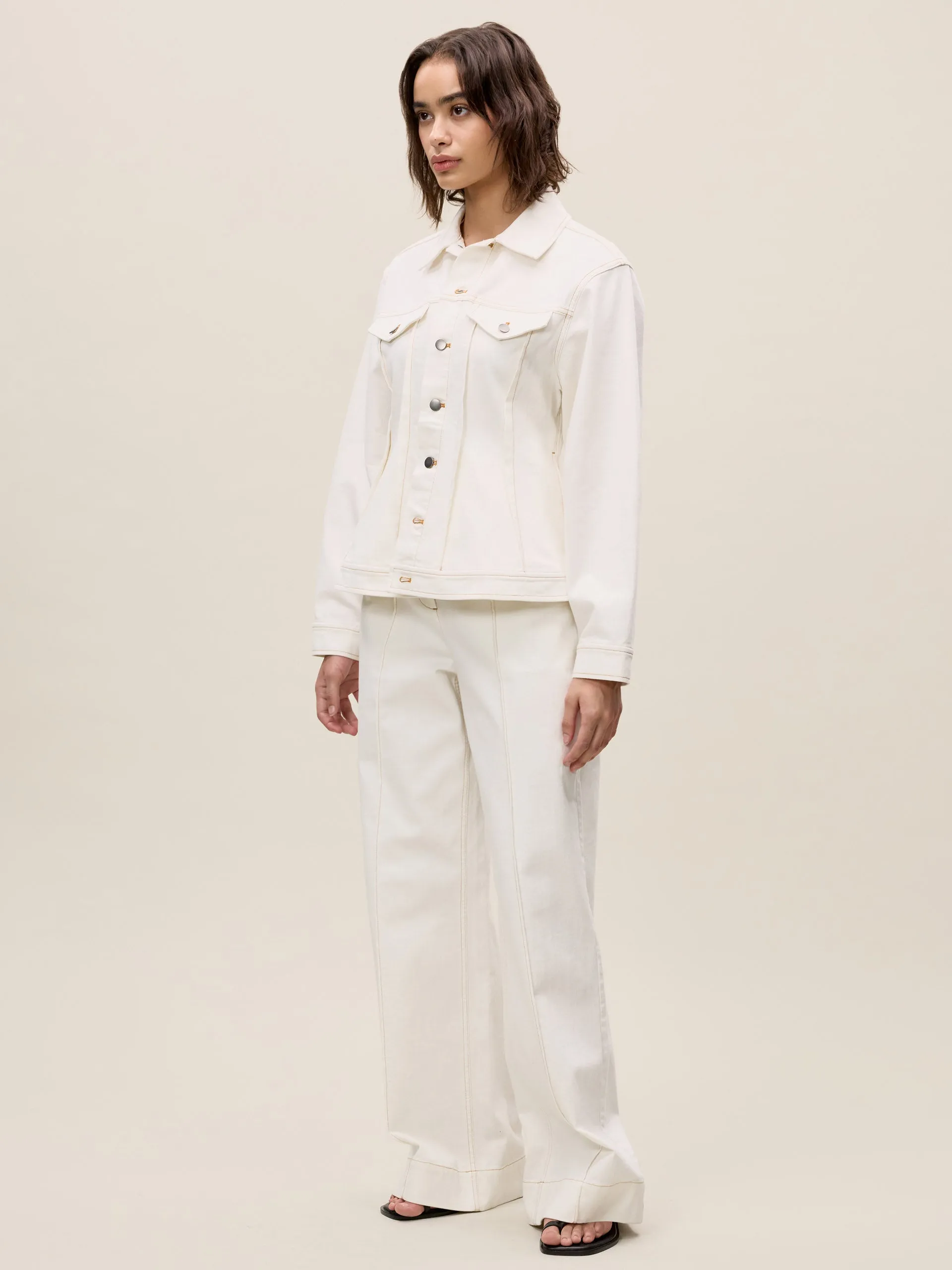 Cora Denim Jacket sold by Rebecca Taylor product image thumbnail 3