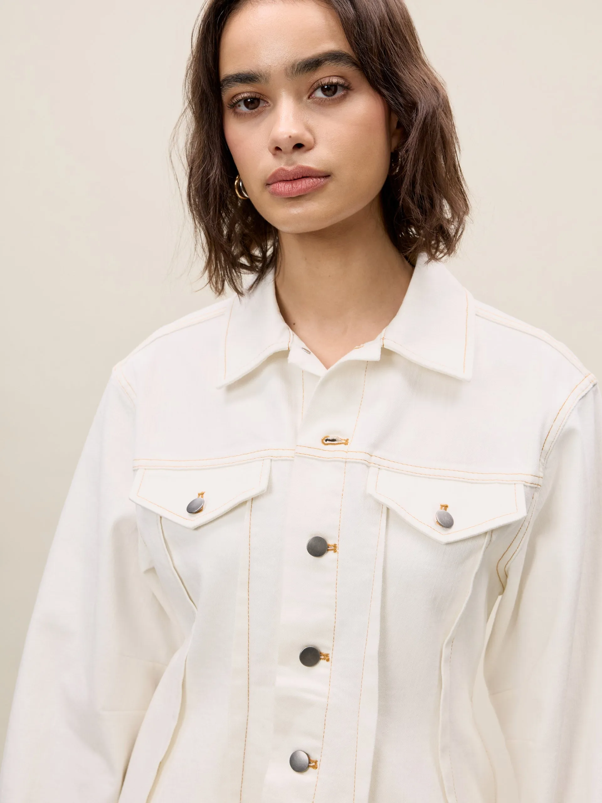 Cora Denim Jacket sold by Rebecca Taylor product image thumbnail 5