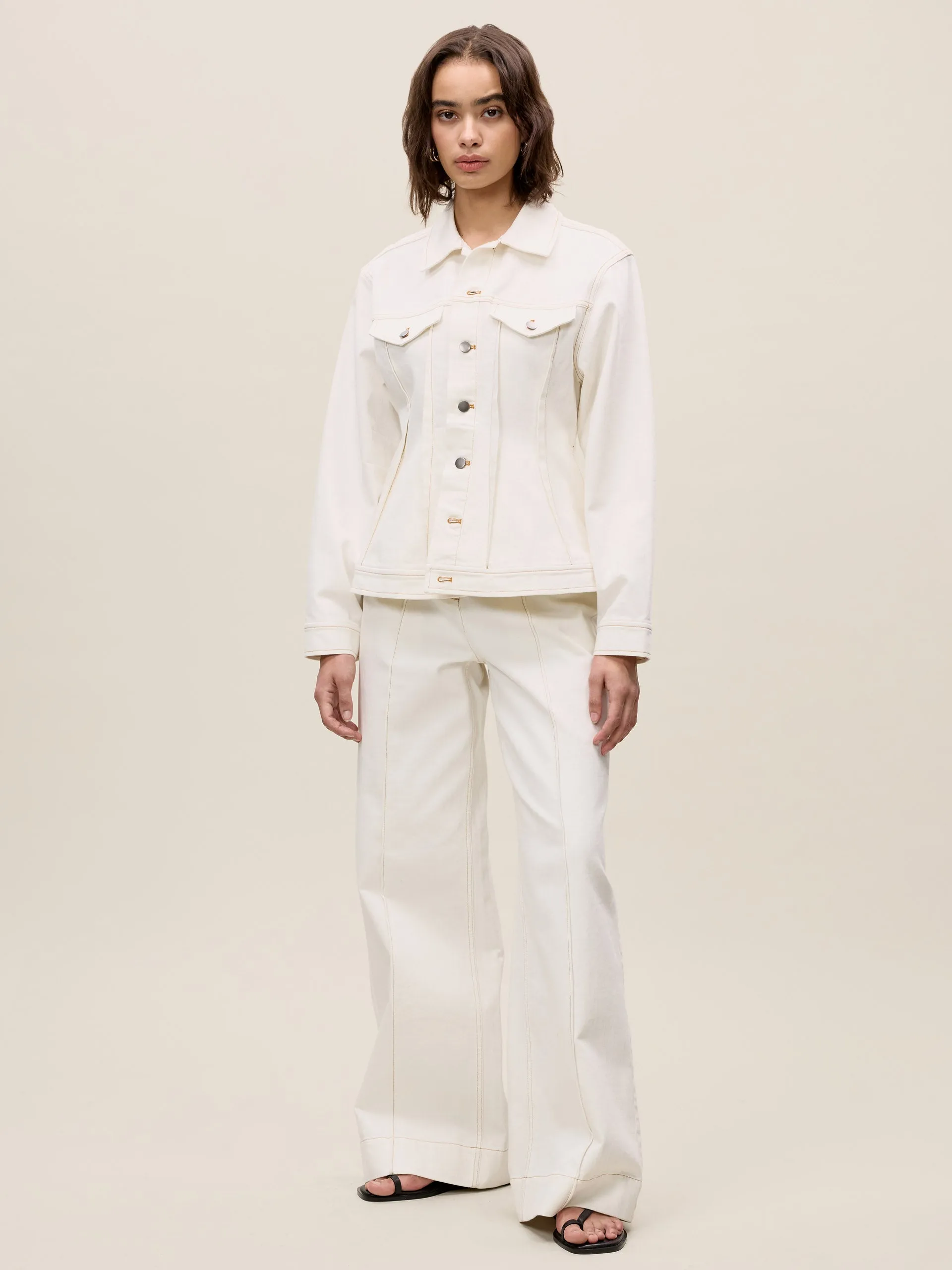 Cora Denim Jacket sold by Rebecca Taylor product image thumbnail 2