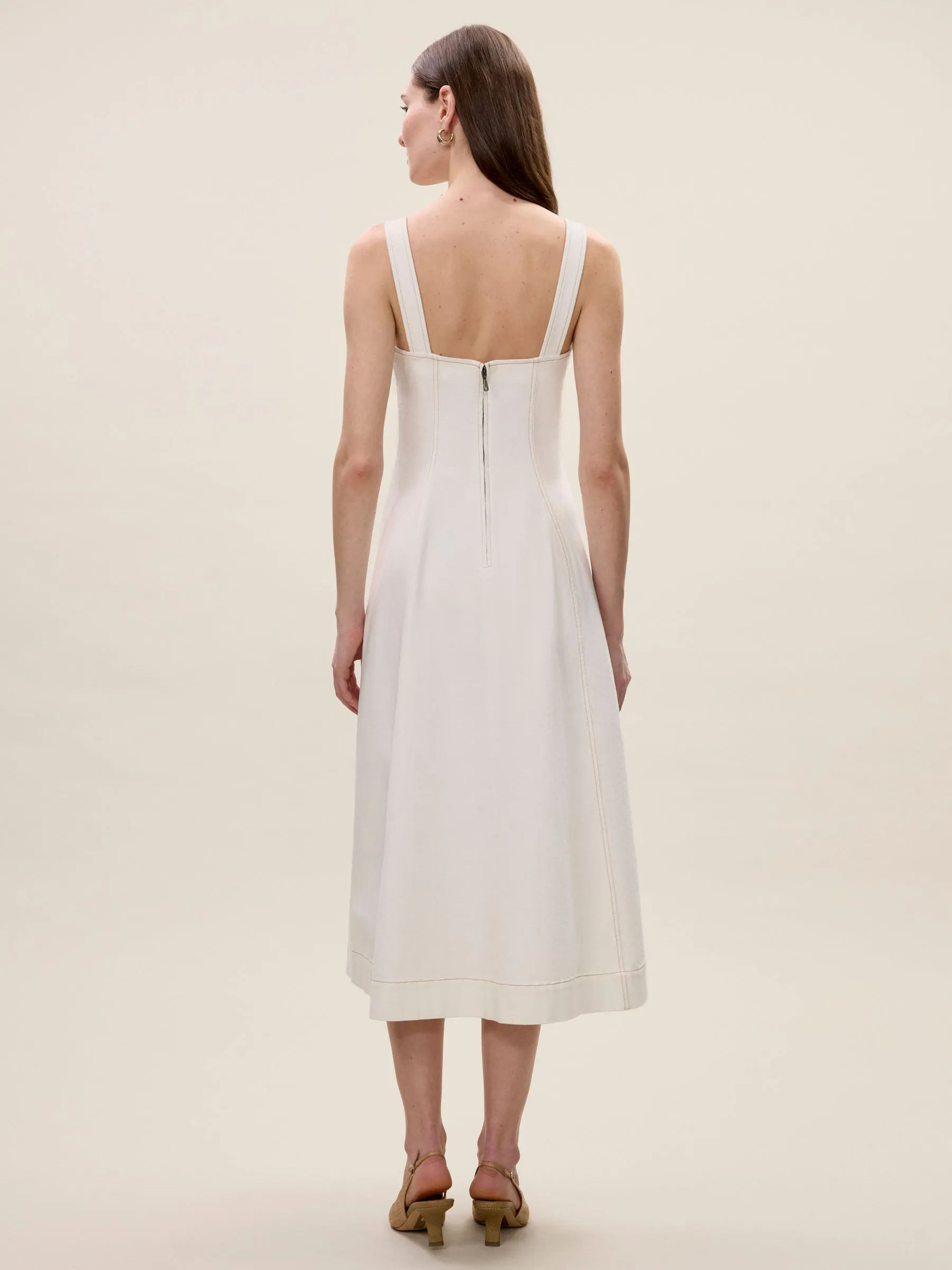 Cora Denim Dress sold by Rebecca Taylor product image thumbnail 4