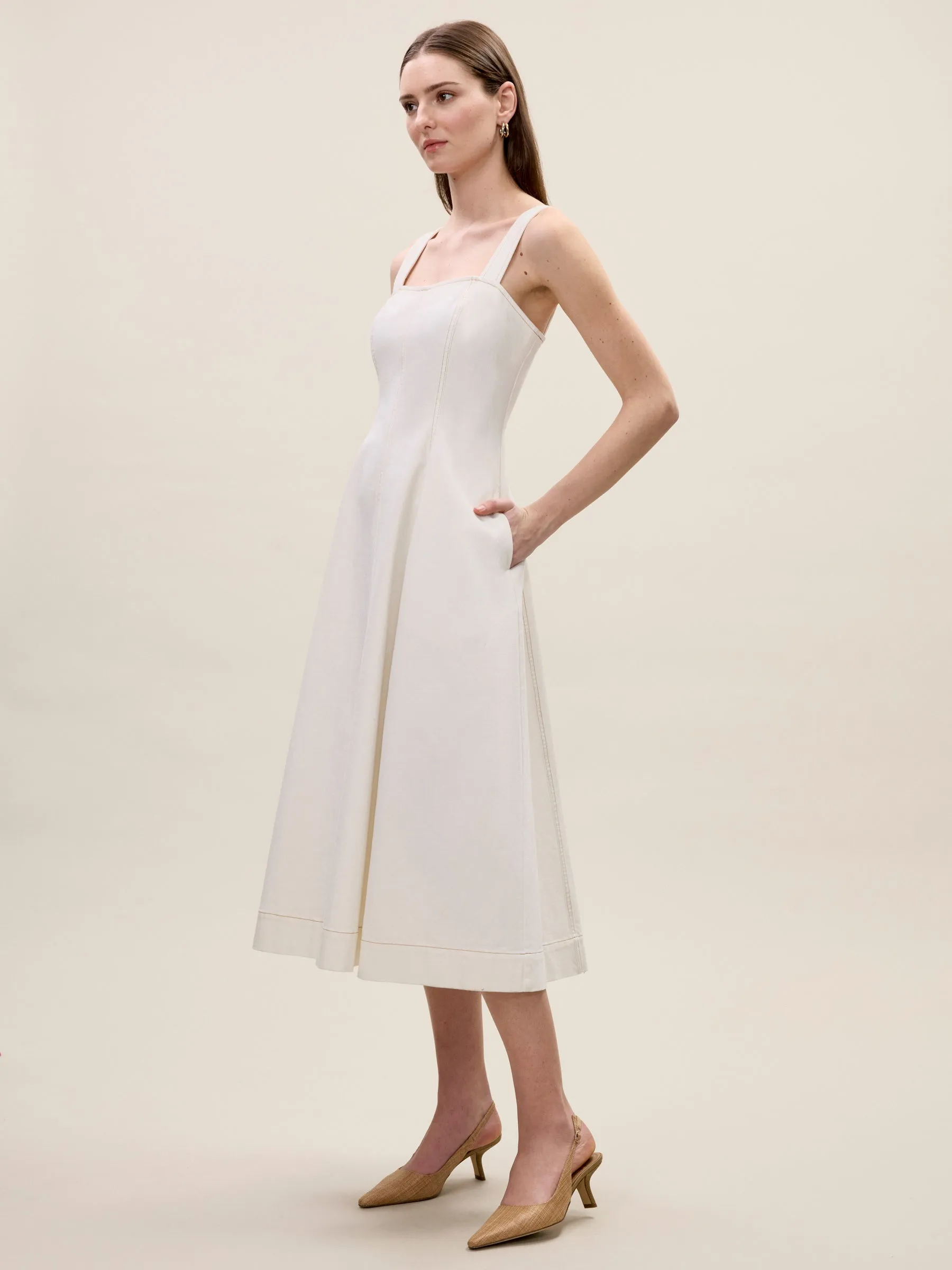 Cora Denim Dress sold by Rebecca Taylor product image thumbnail 2