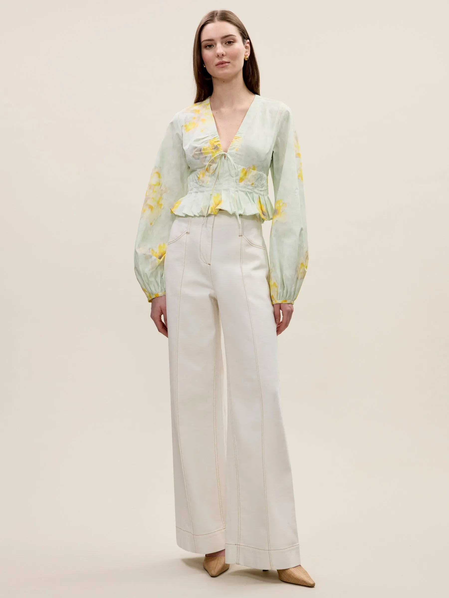 Yara Poplin Blouse sold by Rebecca Taylor product image thumbnail 2