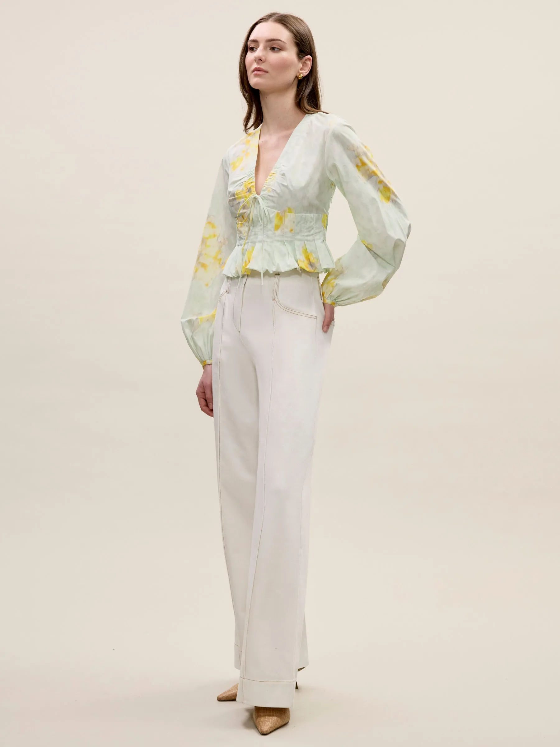 Yara Poplin Blouse sold by Rebecca Taylor product image thumbnail 4
