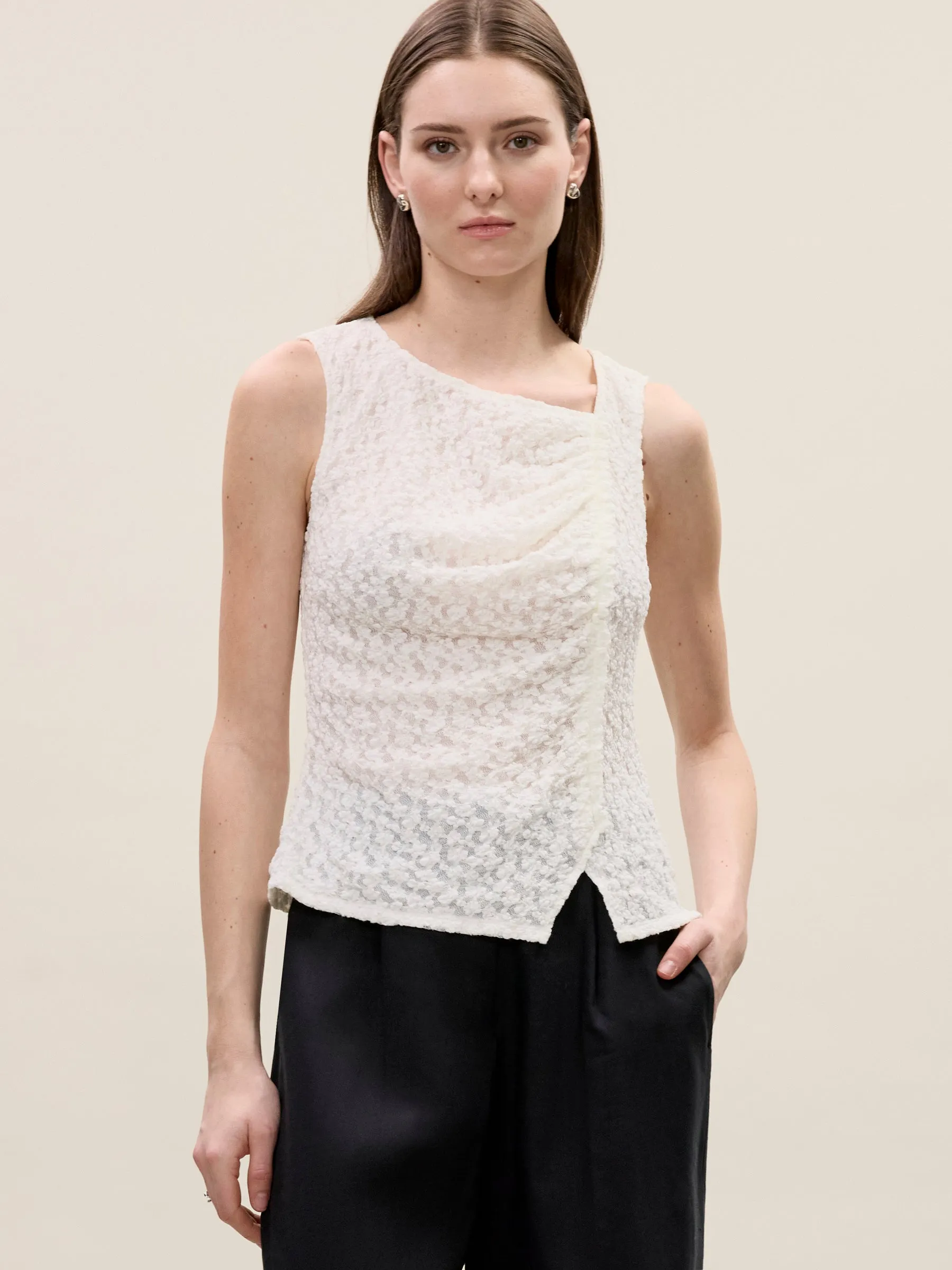 Fiona Stretch Lace Top sold by Rebecca Taylor