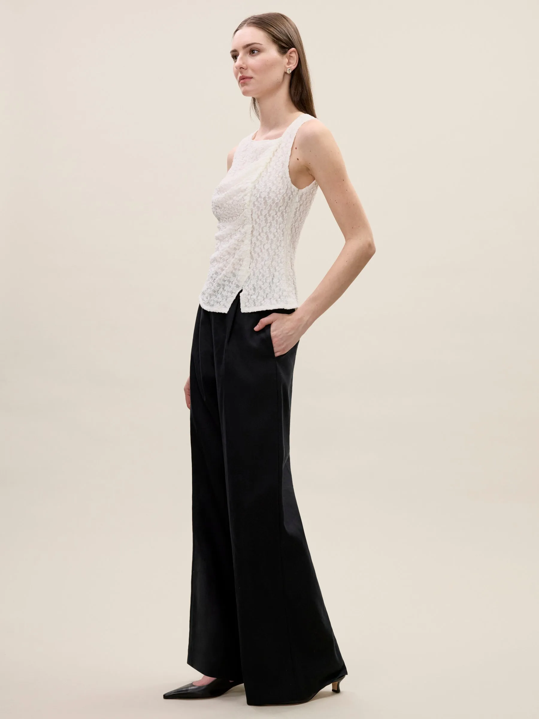 Fiona Stretch Lace Top sold by Rebecca Taylor product image thumbnail 4