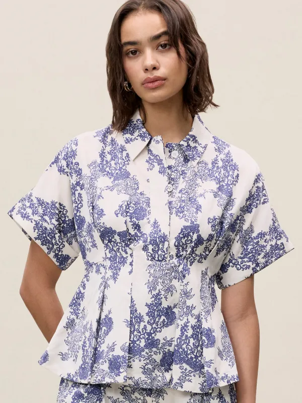 Lena Shine Blouse sold by Rebecca Taylor