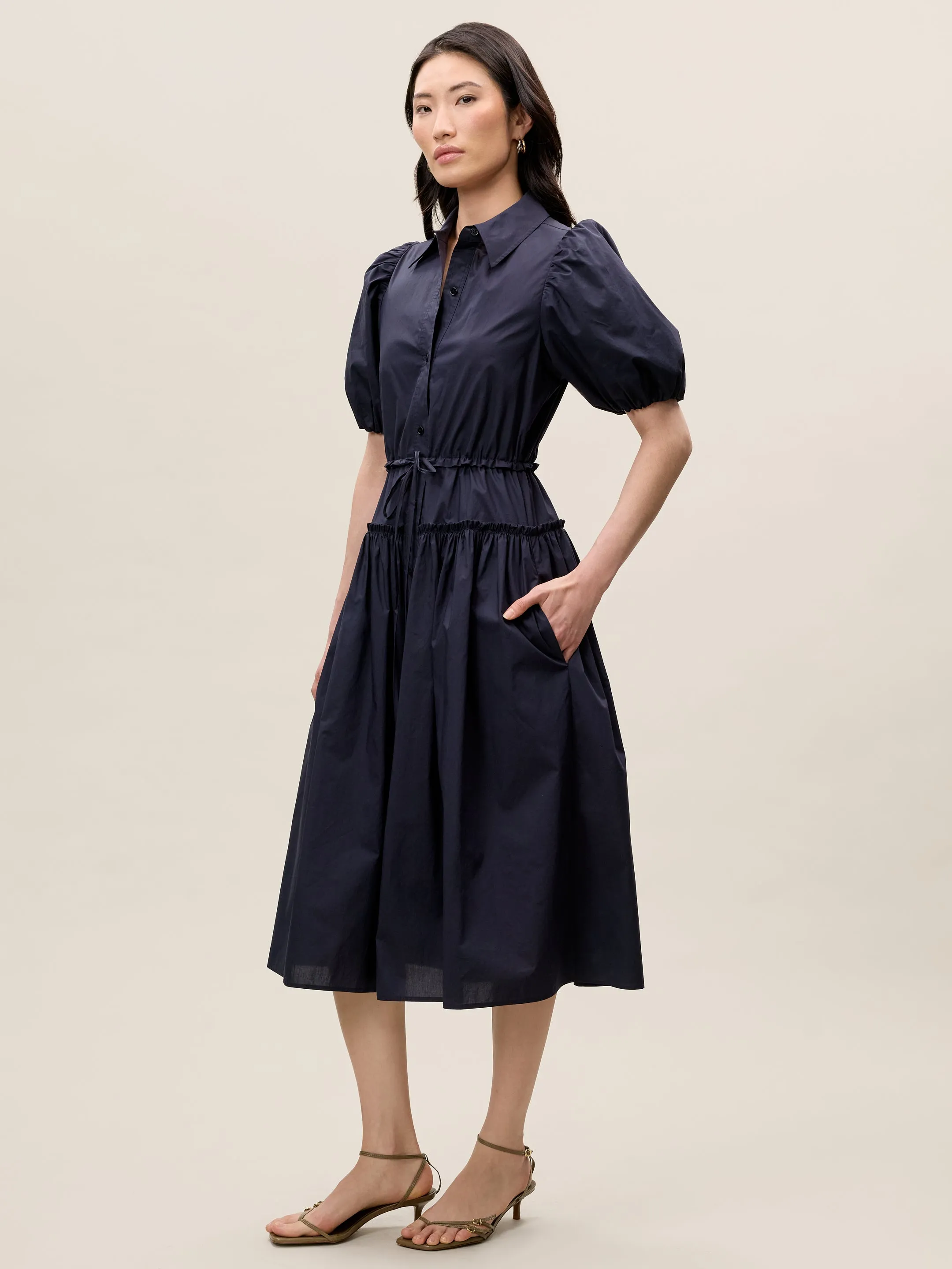 Poplin Shirt Dress sold by Rebecca Taylor product image thumbnail 2