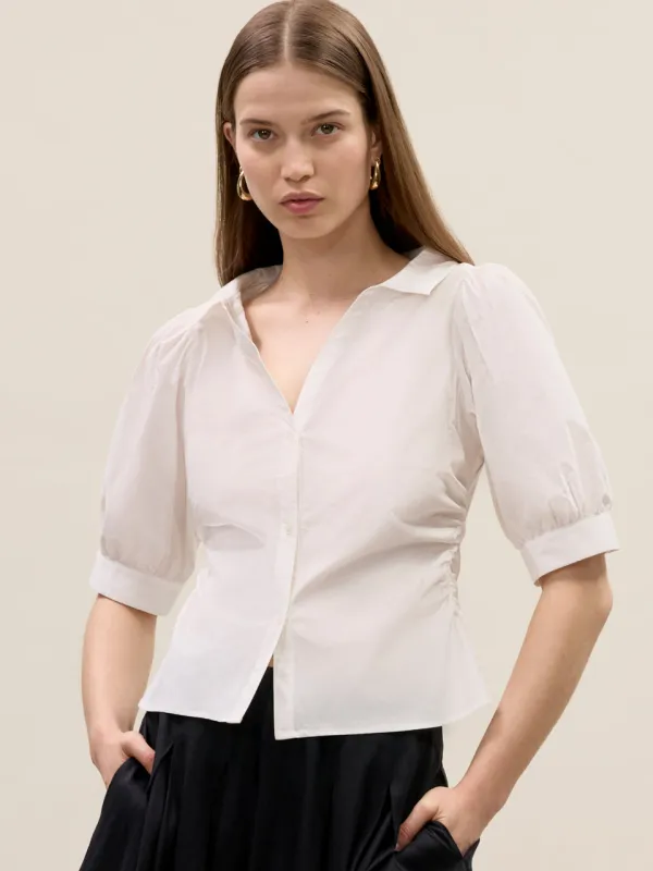 Isla Poplin Shirt sold by Rebecca Taylor