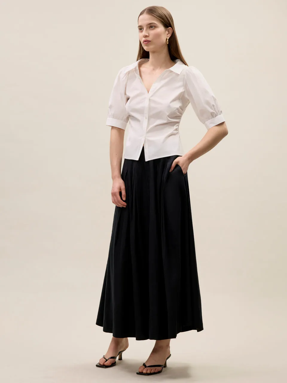 Isla Poplin Shirt sold by Rebecca Taylor product image thumbnail 4