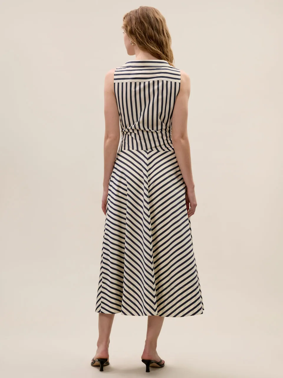 Isla Stripe Poplin Dress sold by Rebecca Taylor product image thumbnail 4