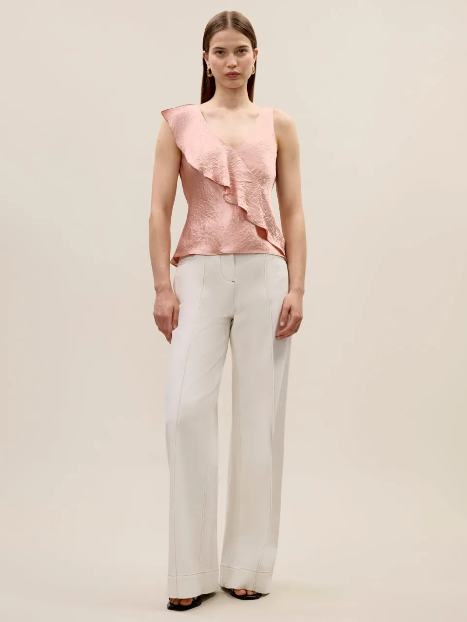 Hollis Satin Tank sold by Rebecca Taylor product image thumbnail 2