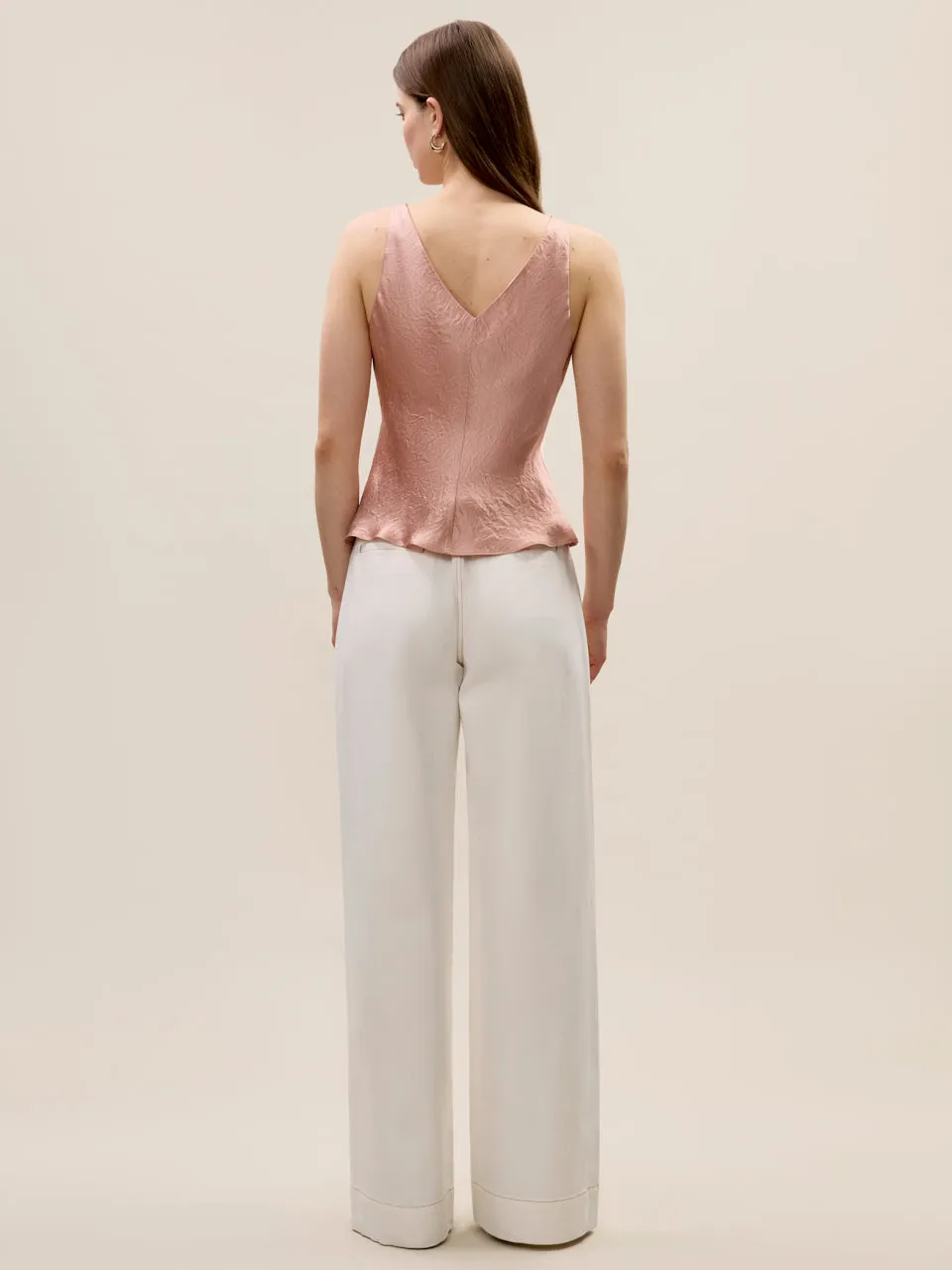 Hollis Satin Tank sold by Rebecca Taylor product image thumbnail 5